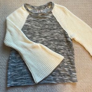 Anthropologie bell sleeve sweater